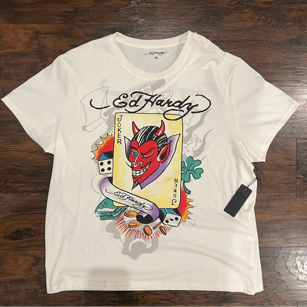 Ed Hardy “Joker Throwback” t-shirt -  XL - NWT
